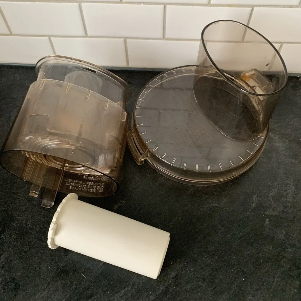Cuisinart Food Processor Amber Lid & Chute Pusher DLC-10 Replacement‎ Part